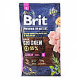 Сухий корм Brit Premium Dog Junior S для цуценят дрібних порід, з куркою, 8 кг, фото 3