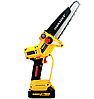 Безщіткова акумуляторна мініпила DeWalt (36V,5AH) 20 см Пила девольт з автоматичним мастилом mm, фото 9