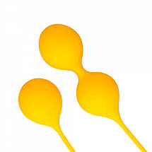 Вагінальні кульки Кегеля для тренувань м'язів піхви Loveline, жовтий, фото 3