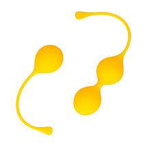 Вагінальні кульки Кегеля для тренувань м'язів піхви Loveline, жовтий, фото 4