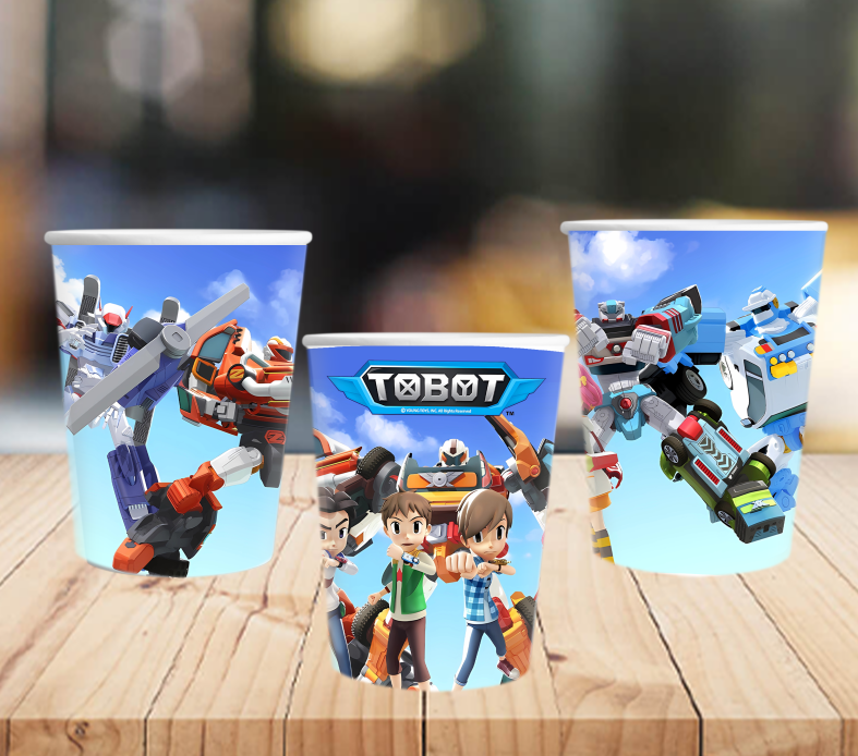 Стакани одноразові "Тоботи"  (поштучно)