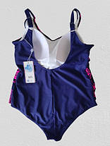 Купальник слитный  Samegame 21103 Валя голубой (В НАЛИЧИИ ТОЛЬКО 52 54 56 58 60 УКР р-ры), фото 3