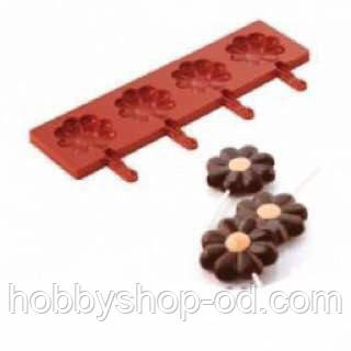 Льодяник (Кейк попс) "Квітка", фото 1