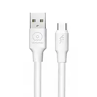 Кабель WUW-X168 USB Type-C  5А white