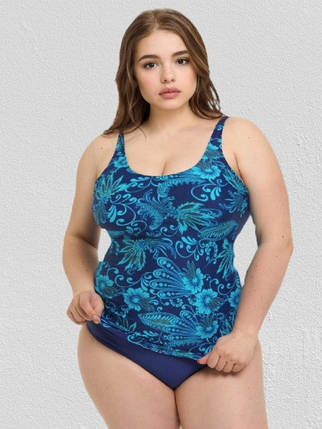 Купальник слитный  Samegame 21103 Валя голубой (В НАЛИЧИИ ТОЛЬКО 52 54 56 58 60 УКР р-ры), фото 1