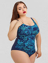 Купальник слитный  Samegame 21103 Валя голубой (В НАЛИЧИИ ТОЛЬКО 52 54 56 58 60 УКР р-ры), фото 4