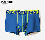 Чоловічі боксери труси Pink Hero сині зелені спідня білизна, фото 7