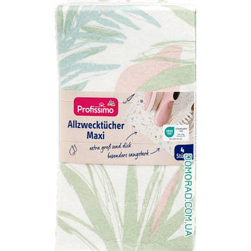 Profissimo Універсальні ганчірки  Maxi 4шт