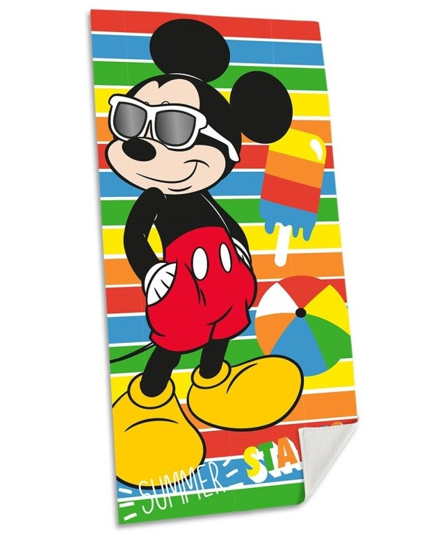 Дитячий пляжний рушник Disney Міккі Маус, 100% бавовна 70х140 см