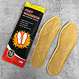 Устілки з підігрівом хімічна на 12 годин FOOT WARMERS, 44-45 розмір, Термомстілка, фото 5