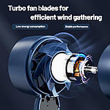 Міні-ручний вентилятор HITNEXT, портативний ручний вентилятор, персональний невеликий вентилятор, що працює від акумулятора 2000, фото 2