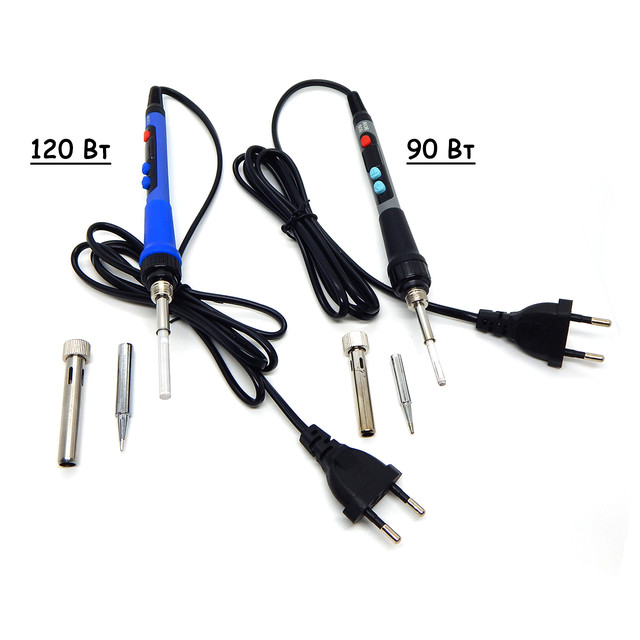 Паяльник электрический 90W с регулятором температуры от 180 °C до 520 °C