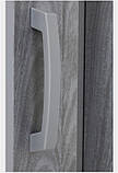 Двері гармошка посилені, Дуб Сірий 850*2030, товщина 12 мм. Двері міжкімнатні складні. Доставка, фото 6