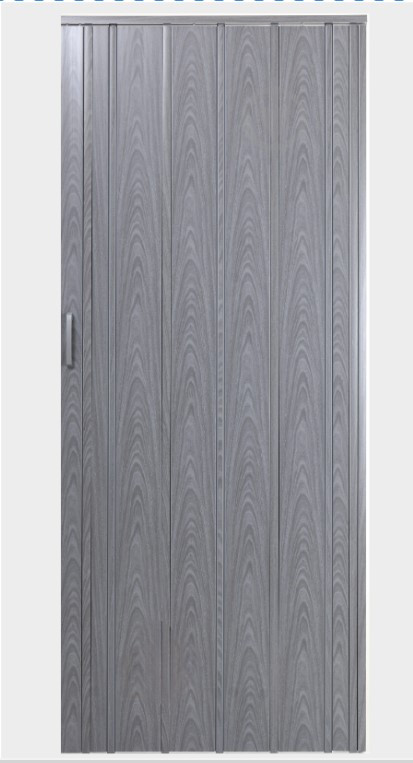 Двері гармошка глуха посилена, дуб сірий 850*2030*12 мм Еліт. Двері міжкімнатні складні., фото 1