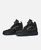 Чоловічі зимові кросівки Nike Lunar Force 1 Duckboot '17 Black Найк Лунар Форс чорні високі з хутром зима В'єтнам, фото 7