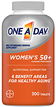 One-A-Day Women's 50+ Мультивітаміни для жінок старше 50 років, 300 таблеток