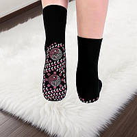 Турмалінові шкарпетки з масажною підошвою Hot Care Чорний