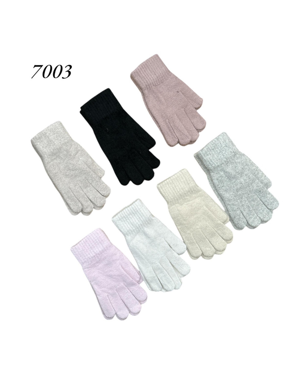 Жіночі рукавички з ангори Одинарні оптом
