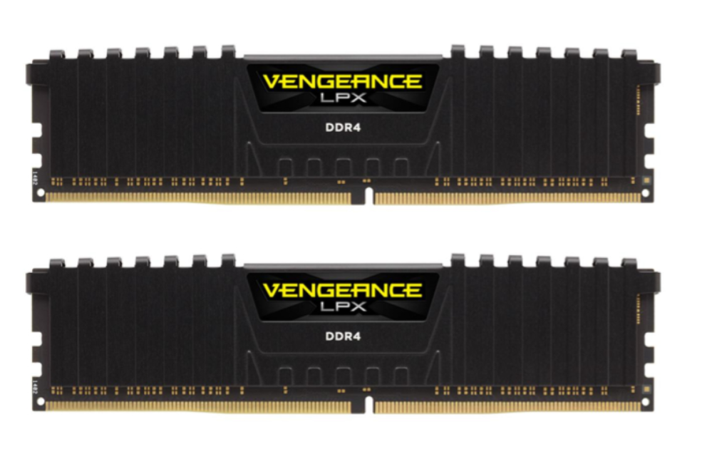 Пам'ять для комп'ютерів Corsair 32GB (2x16GB) 3200MHz CL16 Vengeance LPX Black CMK32GX4M2E3200C16)