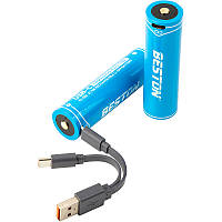 Акумулятор Beston USB Type-C 21700, 3.6V 5000mAh, Li-ion