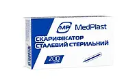 MP MedPlast Скарифікатор сталевий стерильний, 200 шт