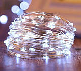 Гірлянда на батарейках + USB 3 m 30 led W WHITE, фото 3