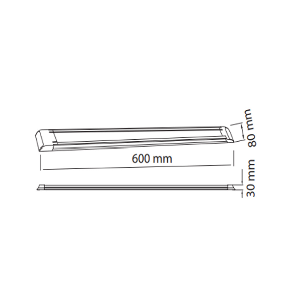 Світлодіодний світильник GAMA-30X 30W 6400K, фото 1