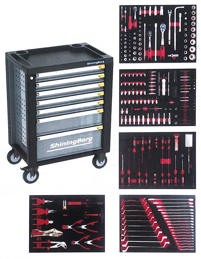 Візок з інструментом 7 полиць ShiningBerg