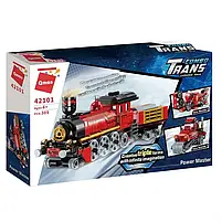 Конструктор  42101 "Trans Collector" Поїзд, будтехніка, мотоцикл 3 в 1, 305 деталей., фото 4