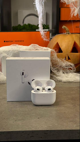 Наушники AirPods 3 оригинальный микрофон (ID#2394905032), цена: 1545 ...