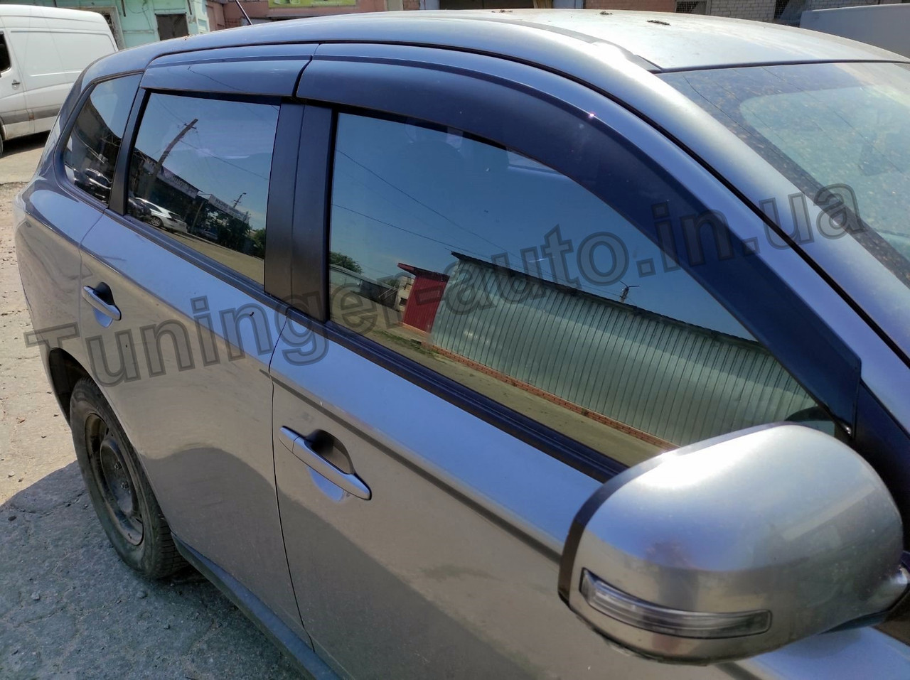 Дефлектори вікон (Ветровики) Mitsubishi Outlander 2012-2023 (ATM)