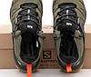 Чоловічі кросівки Salomon X Ultra 4 MID GTX GORE-TEX Хакі Соломон Х 4 МИД Горе Текс високі текстиль демісезон, фото 7