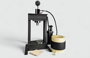 Прес для олії 30 тонн холодного пресування на 6 літрів капролон "PRO" OilExpress