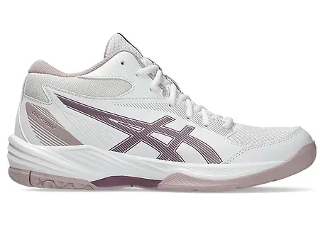 Кросівки для волейболу високі жіночі Asics Gel-Task 4 MT 1072A105-101 White/Dusty Mauve, фото 1