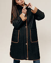 Пальто ICON 3120 44 чорне, фото 3