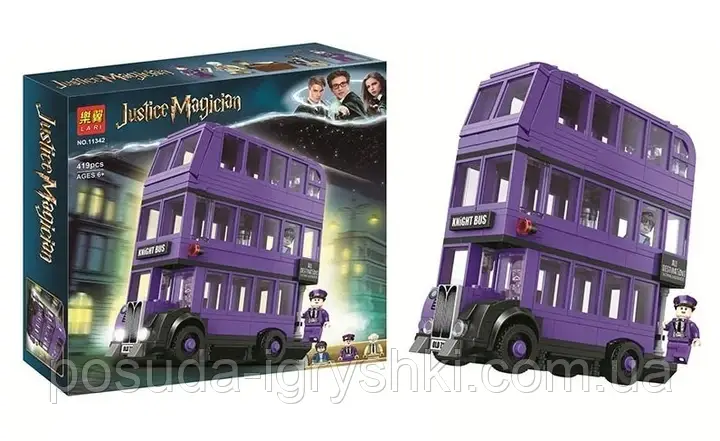 Конструктор Автобус Нічний ліцар 419 деталей 11342, фото 1