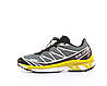 Чоловічі кросівки Salomon XT-6 Grey Yellow Сірі з жовтим Взуття Соломон XT-6 текстиль демісезон, фото 3