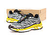 Чоловічі кросівки Salomon XT-6 Grey Yellow Сірі з жовтим Взуття Соломон XT-6 текстиль демісезон, фото 6