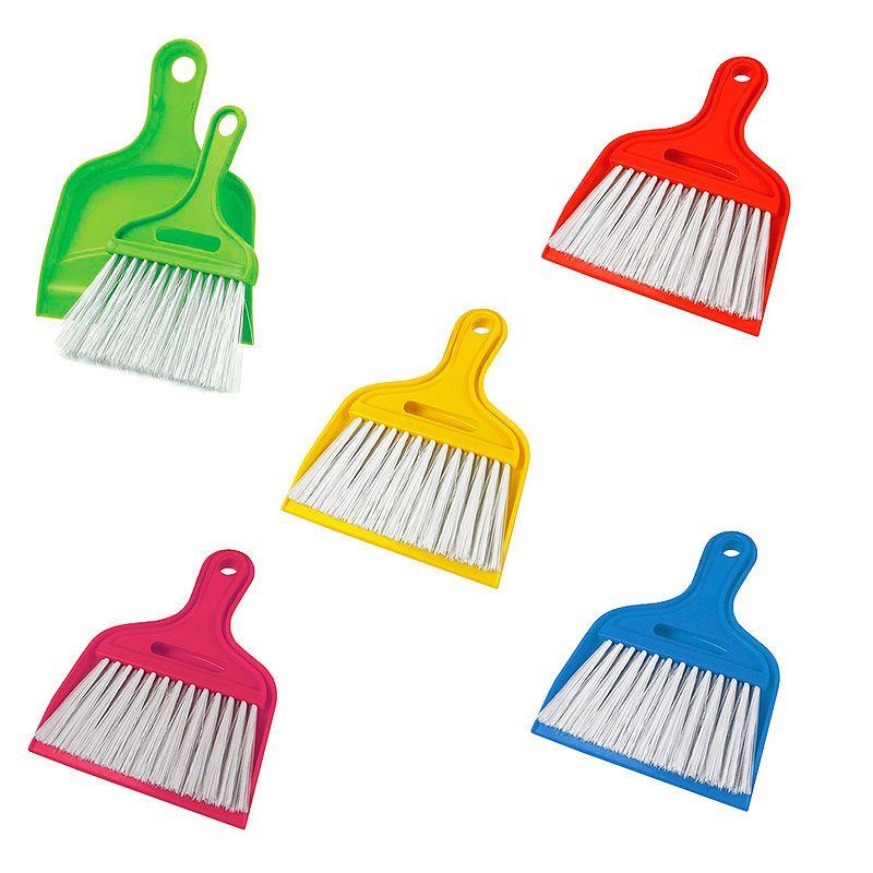 Совок для прибирання маленький + щітка, ТМ Zambak Plastik Д 84134