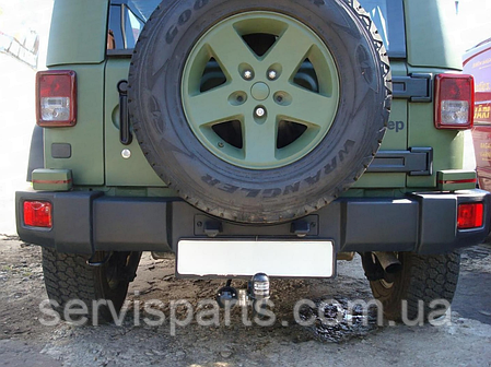 Фаркоп Jeep Wrangler JK і JL 2007- (Джип Вранглер вкл. Rubicon), фото 1