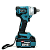 Акумуляторний гайковерт Makita (48V, 6AH) Потужний безщітковий ударний гайковерт Макіта в кейсі mm, фото 5