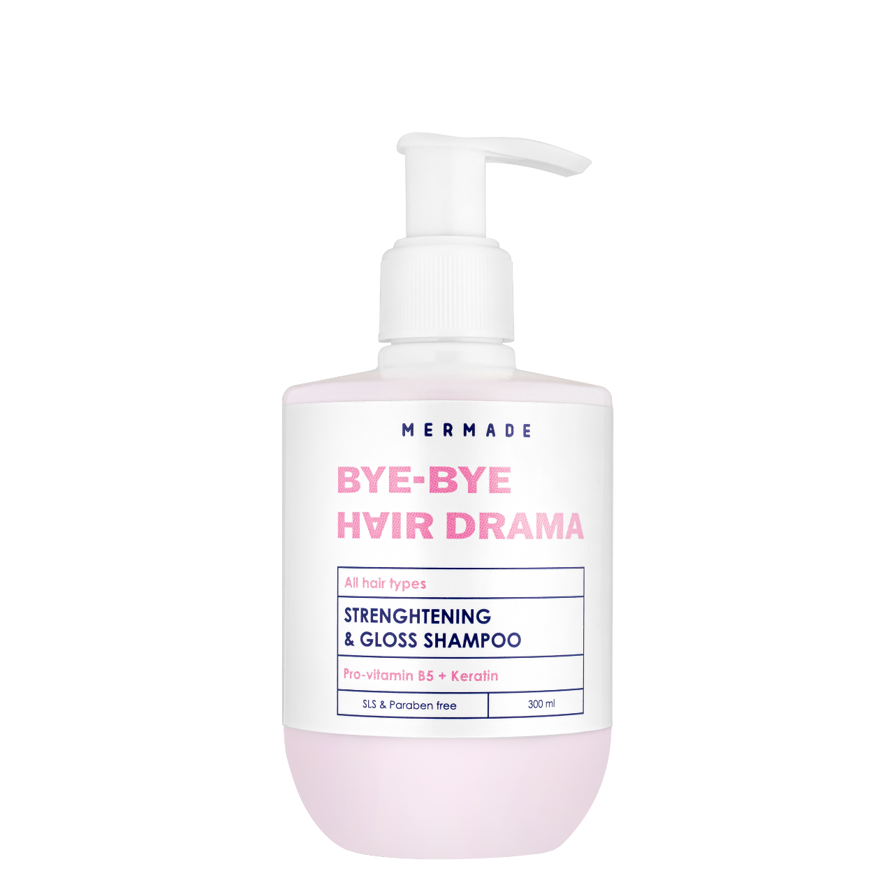 Шампунь для зміцнення волосся Mermade Keratin & Pro-vitamin B5 300 мл
