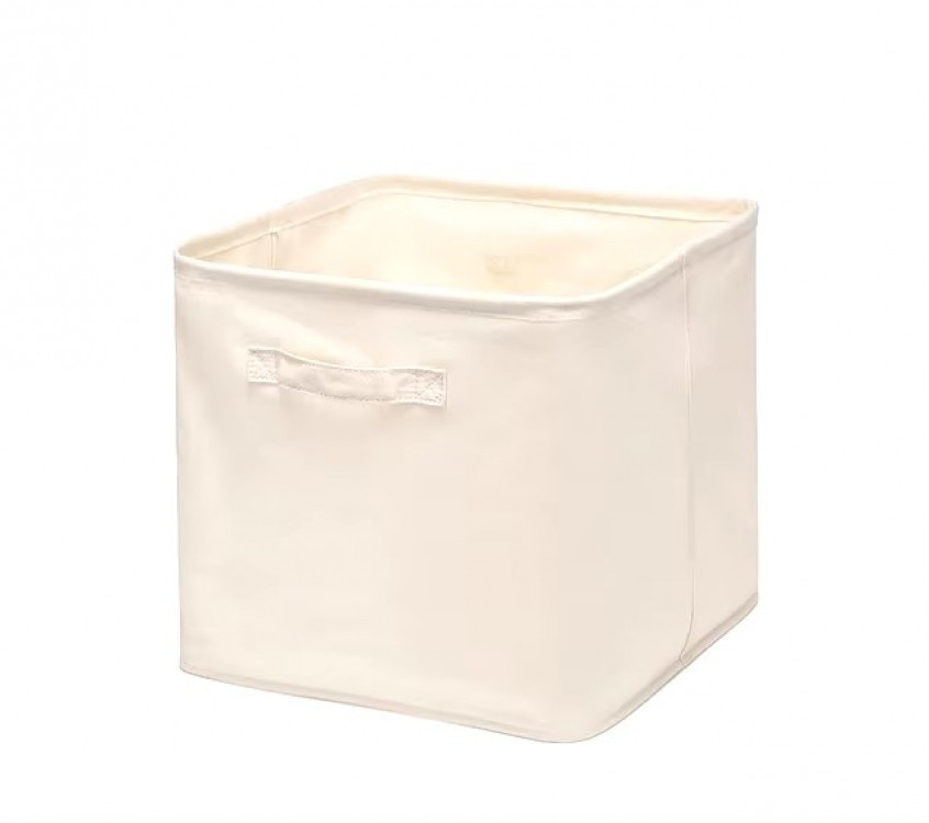 Кошик білий водонепроникний для іграшок та білизни 35х27 см, фото 1