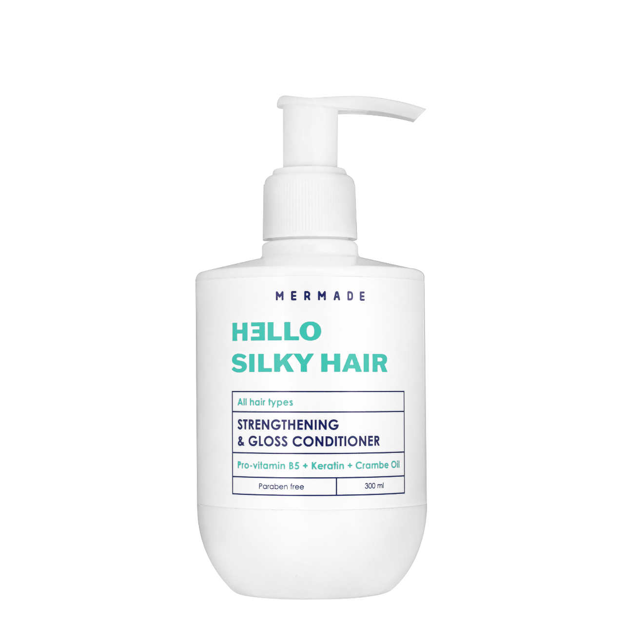 Кондиціонер для зміцнення та сяйва волосся Mermade Keratin & Pro-vitamin B5 300 мл