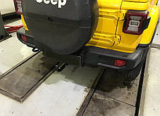 Фаркоп Jeep Wrangler JK і JL 2007- (вкл. Rubicon) швидкоз'ємний гак на ключах, фото 4