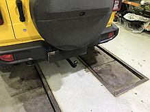 Фаркоп Jeep Wrangler JK і JL 2007- (вкл. Rubicon) швидкоз'ємний гак на ключах, фото 5