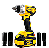 Гайковерт акумуляторний DeWalt (48V, 6AH) Безщітковий потужний ударний гайковерт Девольт mm, фото 3