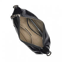 Сумка жіноча з натуральної шкіри чорна BAGS4LIFE 2201, фото 4