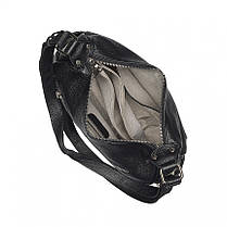 Сумка жіноча з натуральної шкіри чорна BAGS4LIFE 8539, фото 5