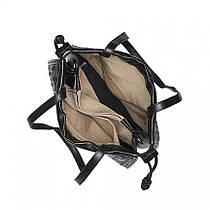 Сумка жіноча з натуральної шкіри чорна BAGS4LIFE FG-6010, фото 6